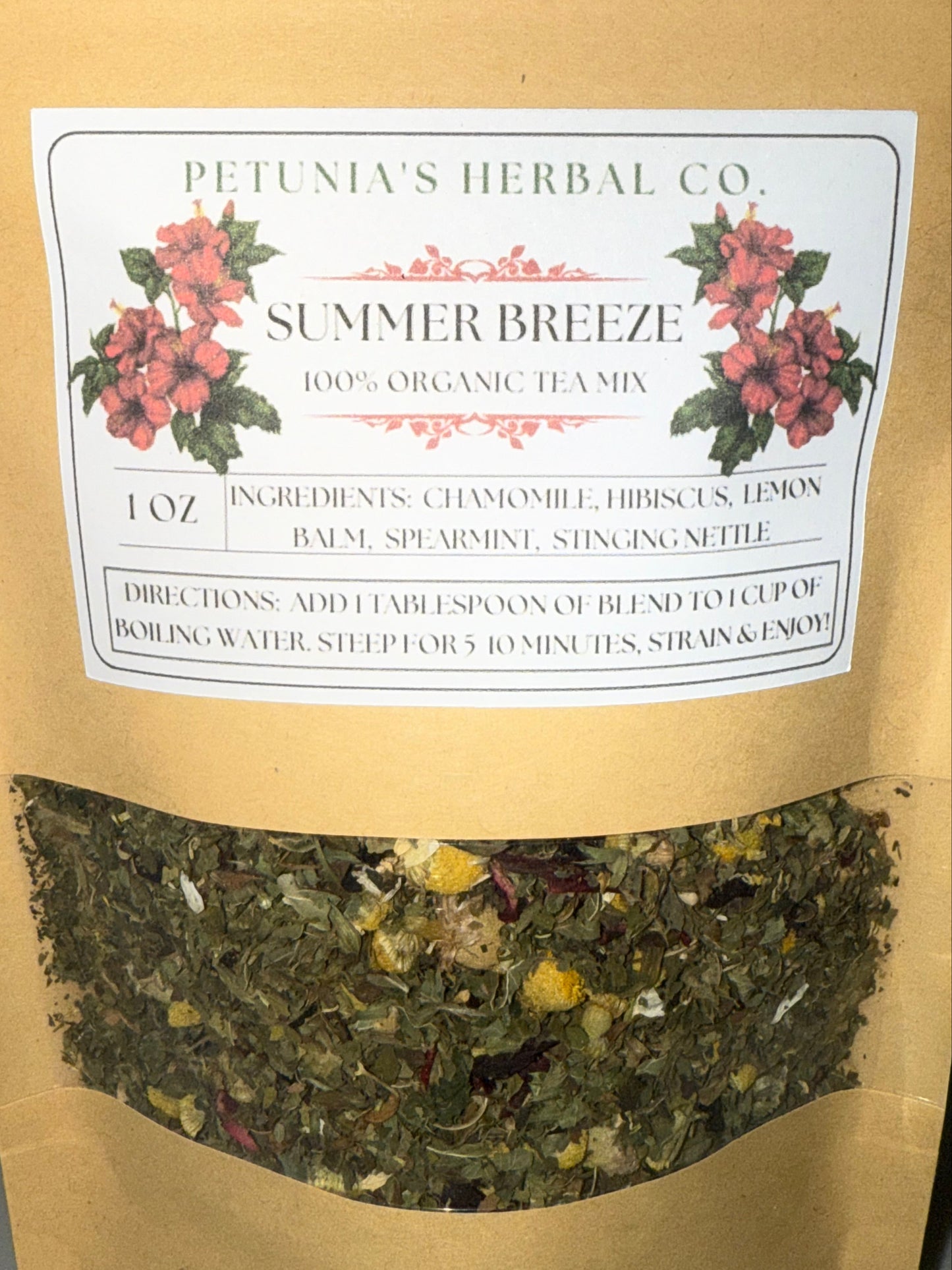 Summer Breeze Organic Tea Mix | Cooling Tea | Organic Loose Leaf Tea Blend