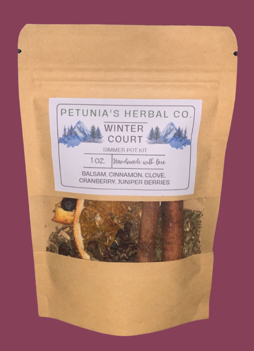 Court of Seasons Simmer Pot Mixes | ACOTAR | Non-Toxic, Organic | Stovetop Potpourri | ACOTAR Gift Ideas