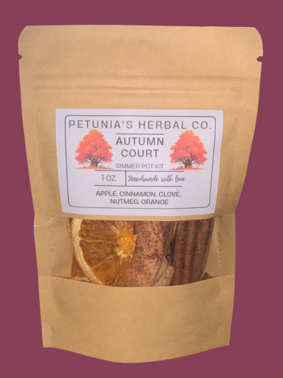 Court of Seasons Simmer Pot Mixes | ACOTAR | Non-Toxic, Organic | Stovetop Potpourri | ACOTAR Gift Ideas