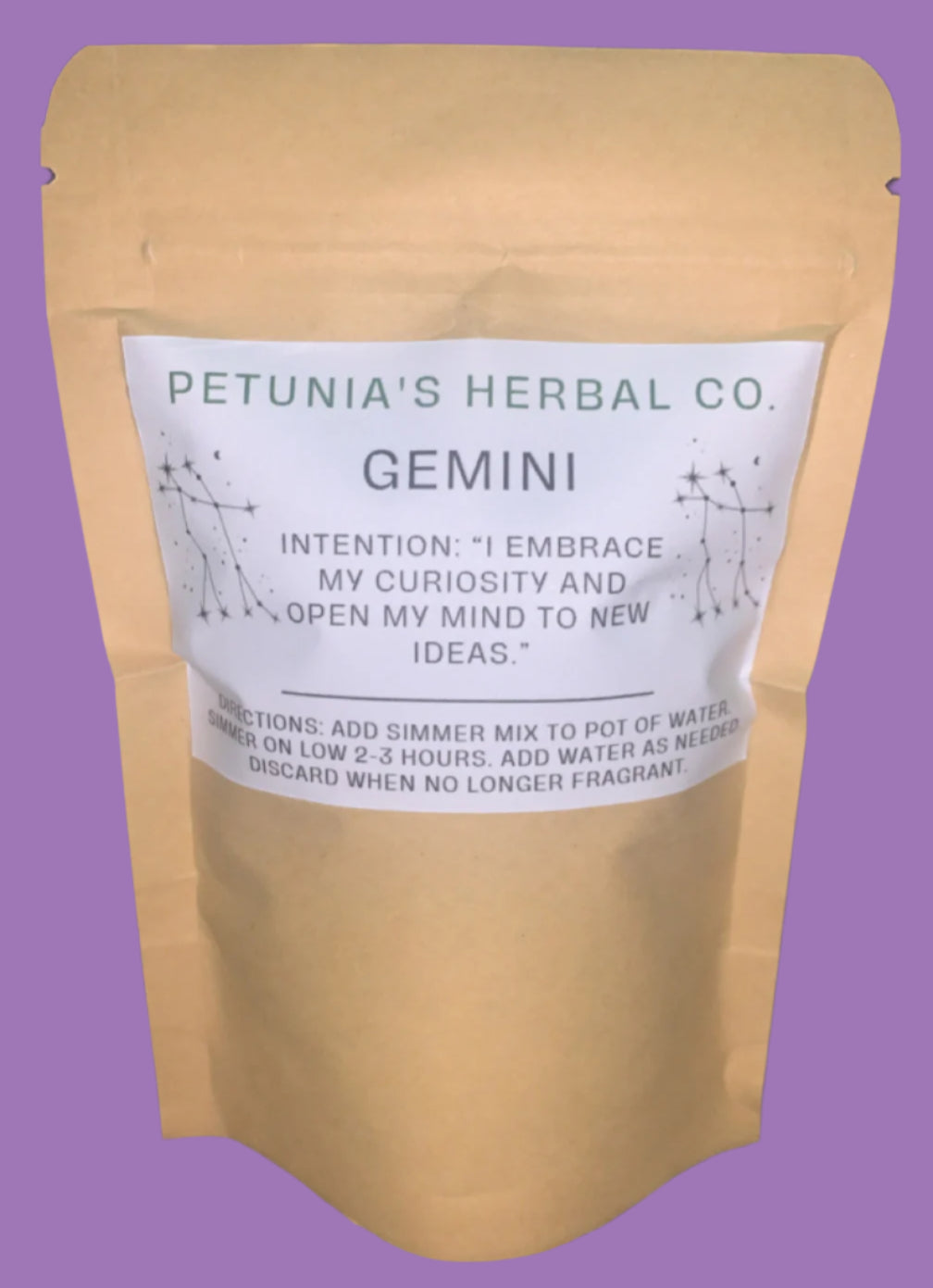 Zodiac Simmer Pot Mixes | Non-Toxic, Organic | Stovetop Potpourri | Gift Ideas