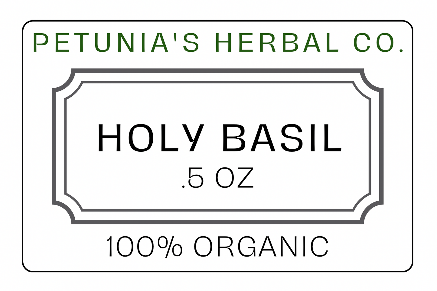 Organic Holy Basil, Tulsi | Dried Holy Basil, Tulsi