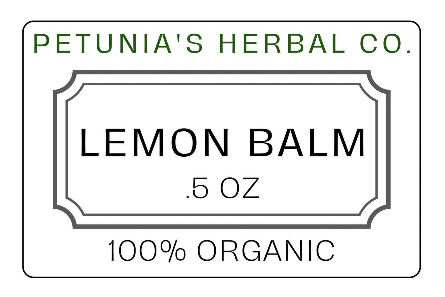 Organic Lemon Balm | Dried Lemon Balm