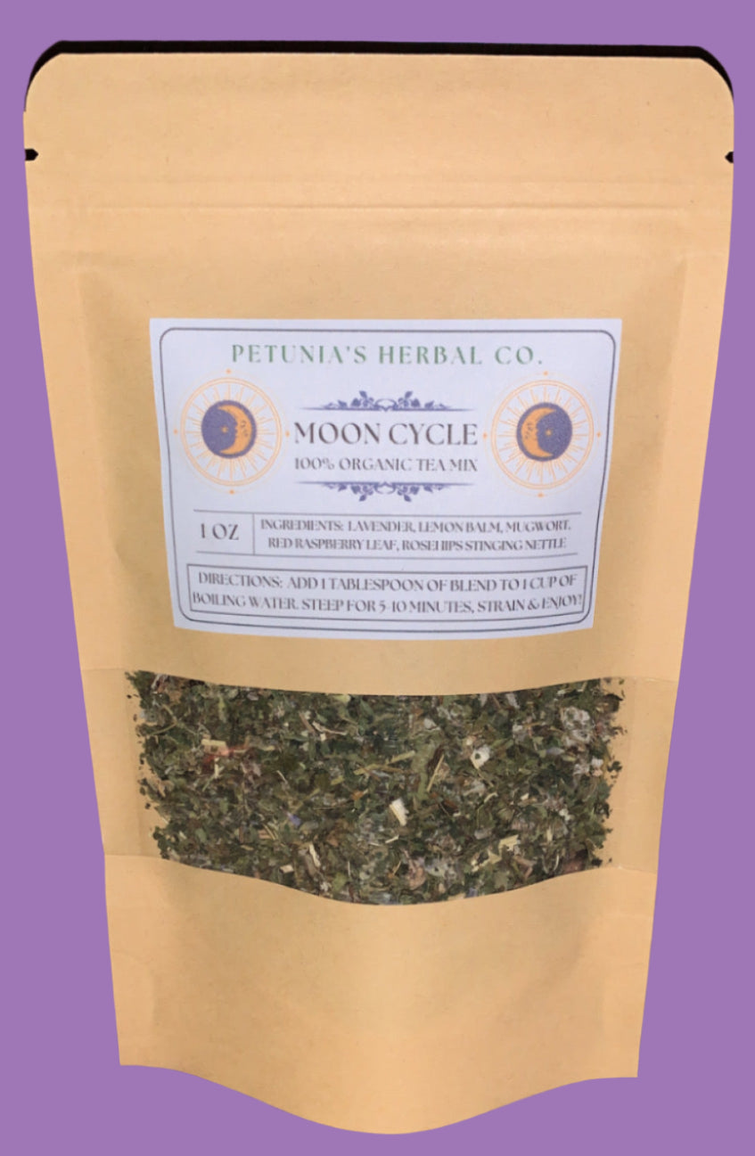 Moon Cycle Tea Mix | Hormone & Cycle Support | Organic Loose Leaf Tea Blend
