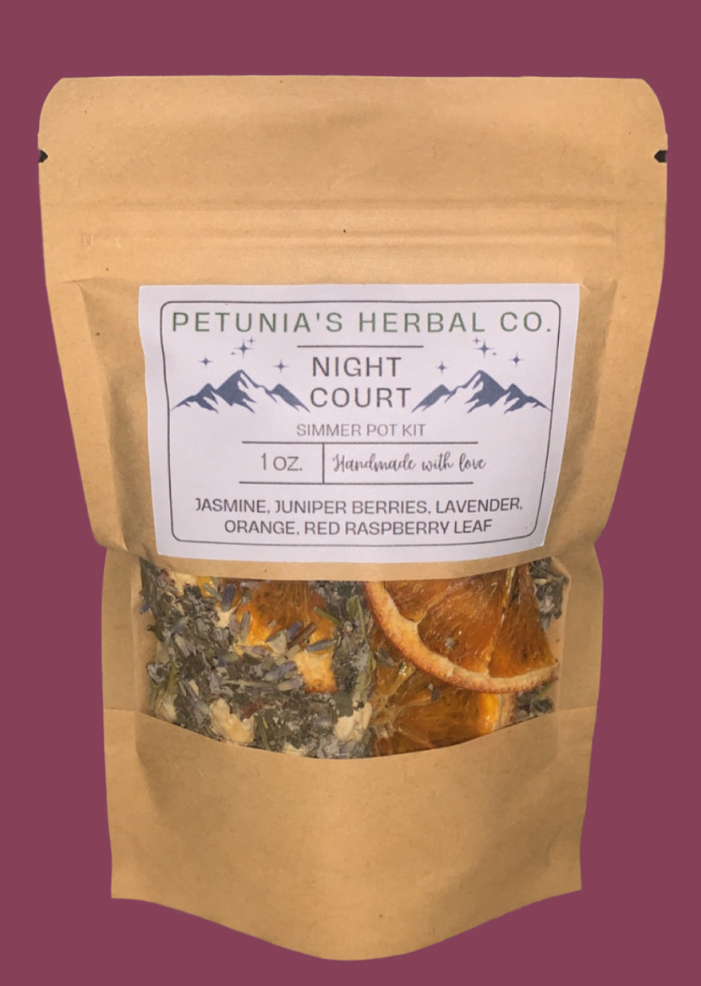 Court of Seasons Simmer Pot Mixes | ACOTAR | Non-Toxic, Organic | Stovetop Potpourri | ACOTAR Gift Ideas