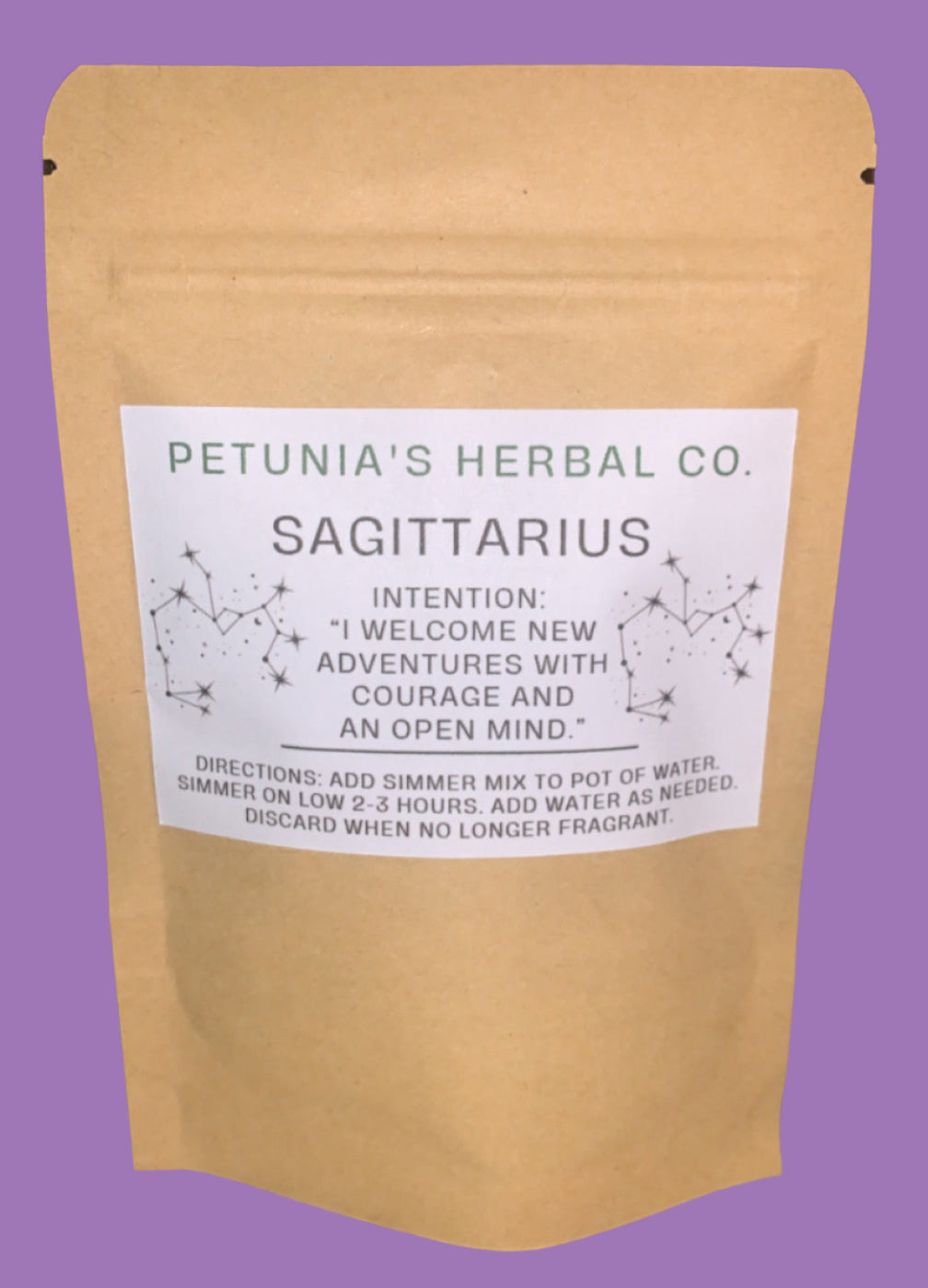 Zodiac Simmer Pot Mixes | Non-Toxic, Organic | Stovetop Potpourri | Gift Ideas