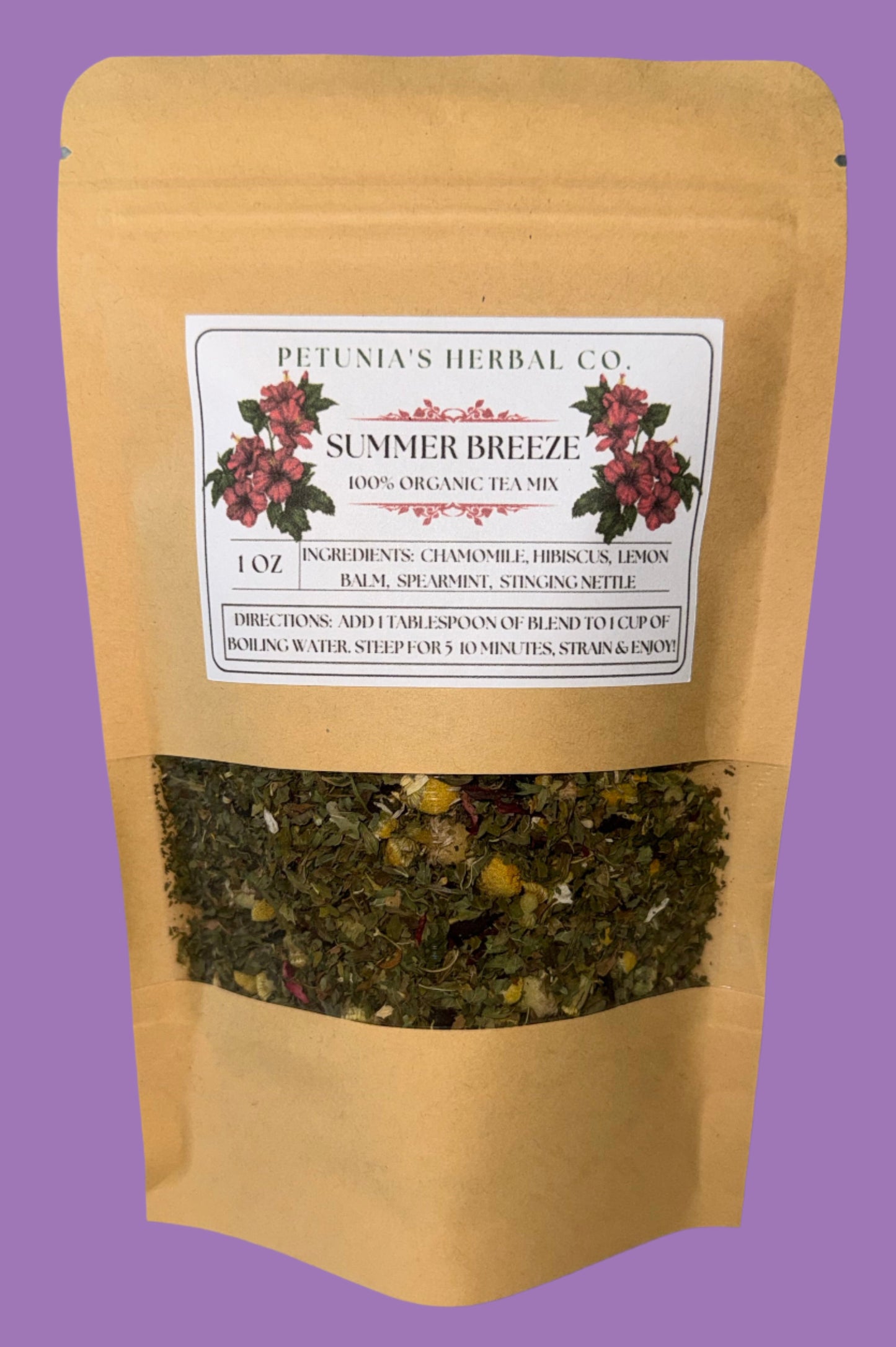 Summer Breeze Organic Tea Mix | Cooling Tea | Organic Loose Leaf Tea Blend